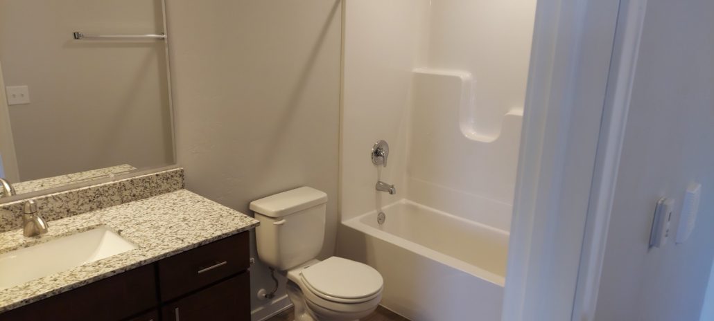 Luxury bathroom with tub